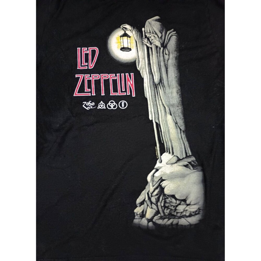 Officially Licensed Led Zeppelin Sz M Stairway To Heaven Hermit T-Shirt